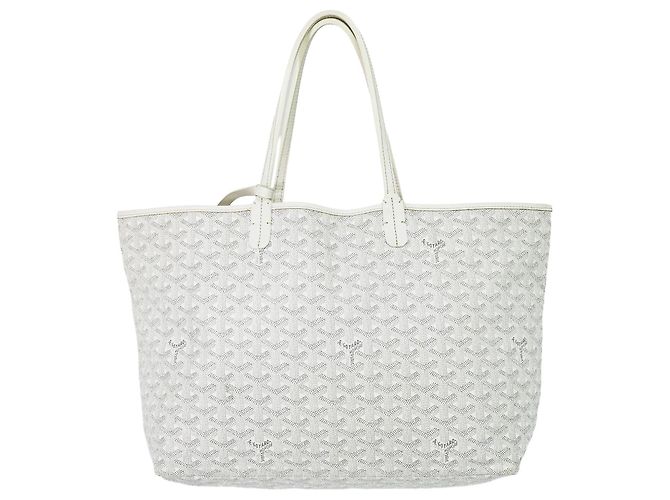 Goyard Artois Coated Canvas PM Bianco - vista 2