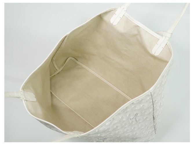 Goyard Artois Coated Canvas PM Bianco - vista 4