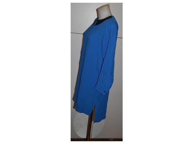 Stella Mc Cartney Abito mini Stella McCartney blu con colletto nero - vista 3