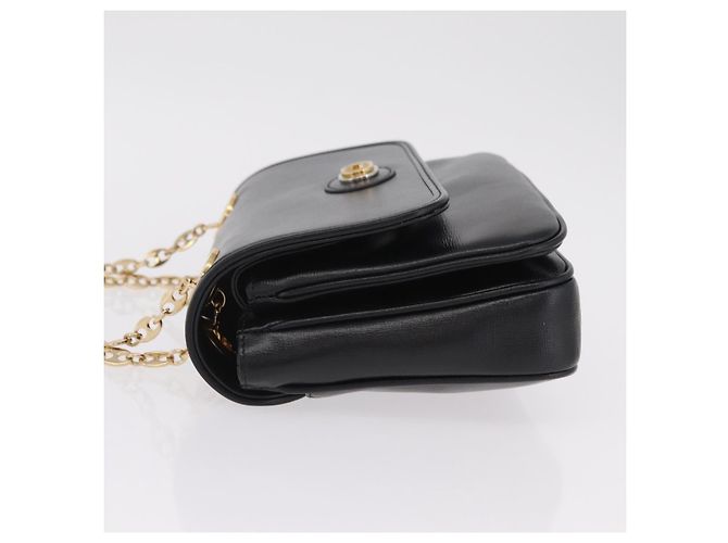 Gucci Marina Chain Flap Leather Small Preto - vista 4