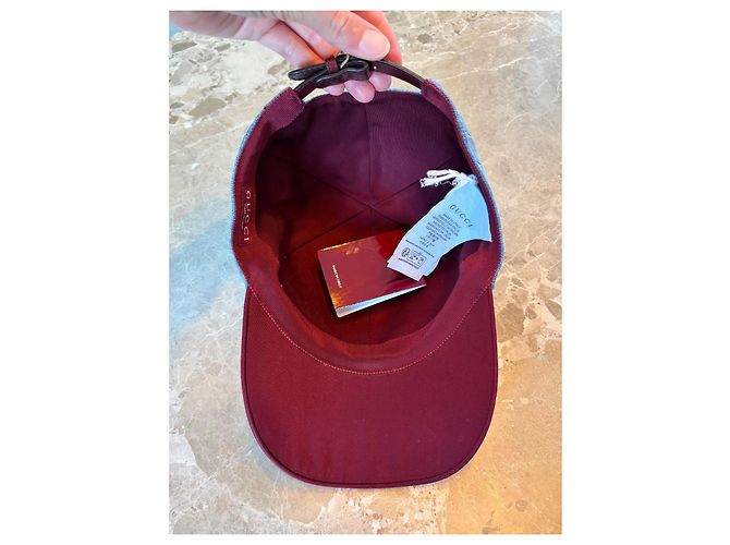 Gucci Denim Baseball-Cap Blau - Ansicht 4