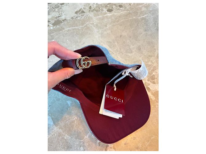 Gucci Denim Baseball-Cap Blau - Ansicht 7