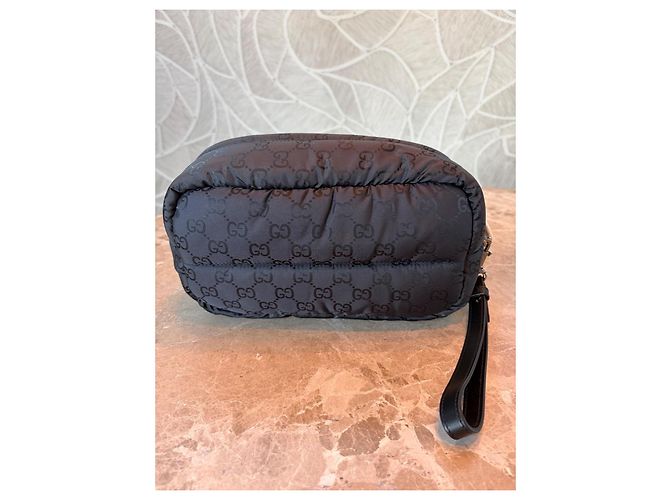 Pochette imbottita Gucci GG Supreme Nero - vista 10