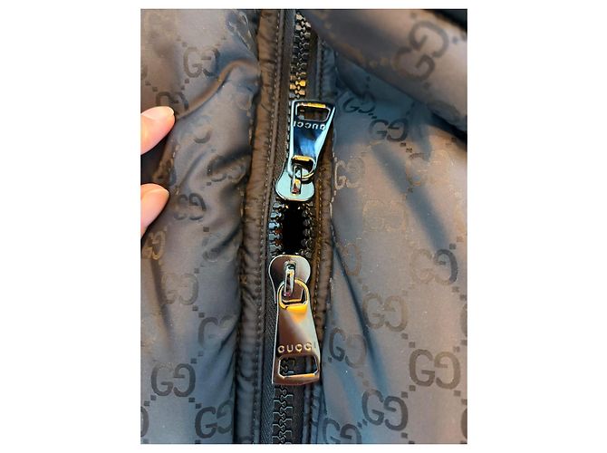 Gucci GG Monogram Gesteppte Reisetasche Schwarz - Ansicht 2