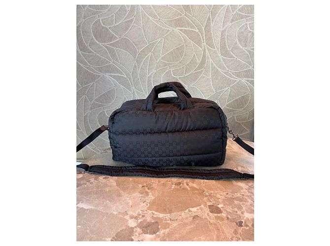 Gucci GG Monogram Gesteppte Reisetasche Schwarz - Ansicht 5