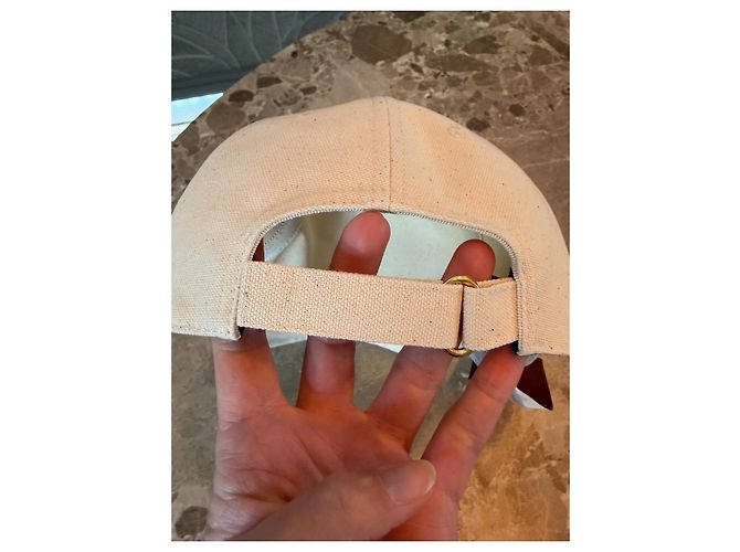 Gorra Gucci de Algodón con Logo GG Beige - vista 3