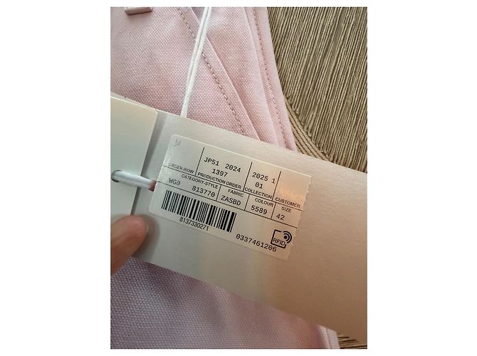 Falda Midi Gucci de Lona de Algodón Rosa - vista 8