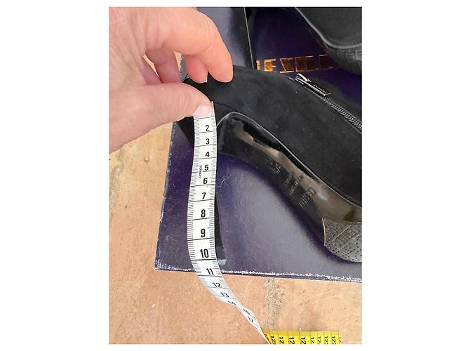 Autre Marque Botines de gamuza negra Lezilla Negro - vista 7