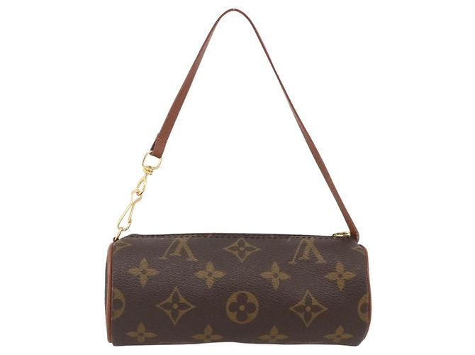 Louis Vuitton Papillon Pochette Monogram Canvas Mini Marrone - vista 2
