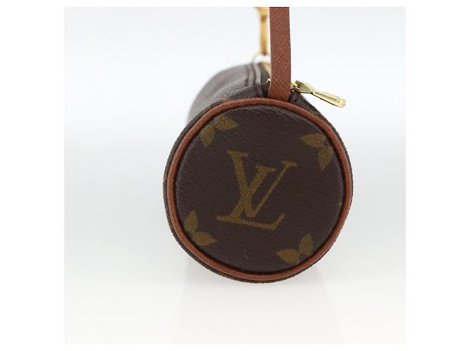 Louis Vuitton Papillon Pochette Monogram Canvas Mini Marrone - vista 3