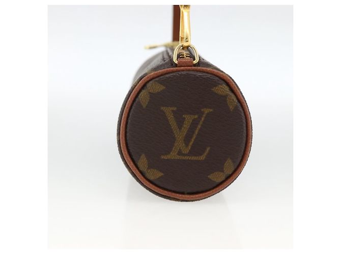 Louis Vuitton Papillon Pochette Monogram Canvas Mini Marrone - vista 4