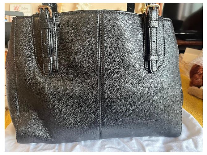 Borsa Tote DKNY in pelle nera Nero - vista 2