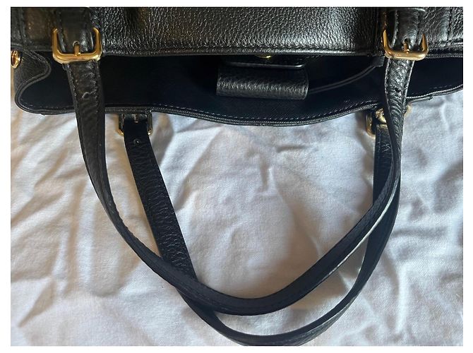 Borsa Tote DKNY in pelle nera Nero - vista 6