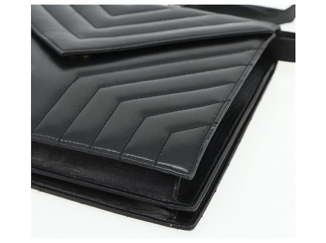 Autre Marque Saint Laurent Loulou NM Matelasse Chevron Leather Small - vista 7