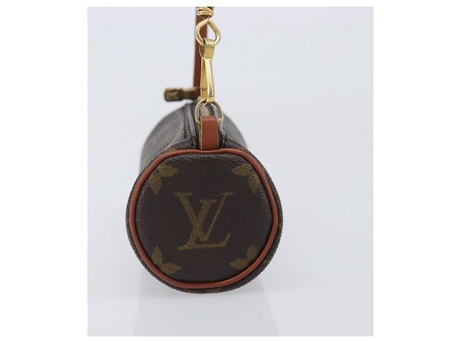 Louis Vuitton Papillon Pochette Monogram Canvas Mini Marrone - vista 3