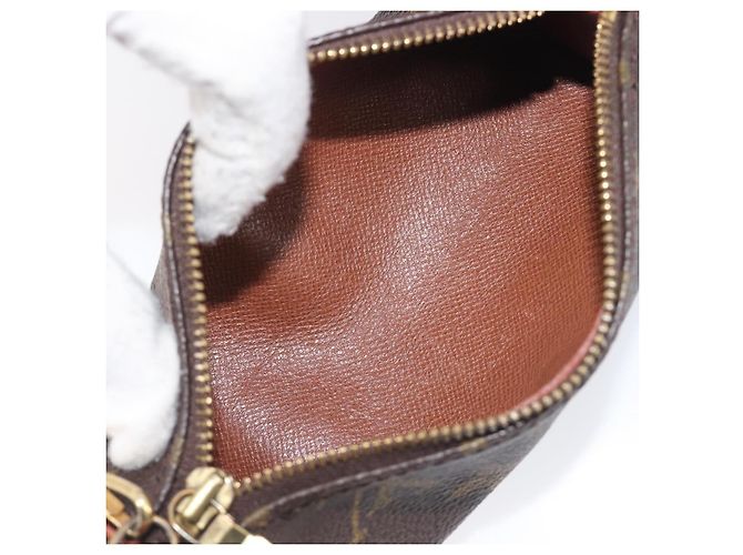 Louis Vuitton Papillon Pochette Monogram Canvas Mini Marrone - vista 5