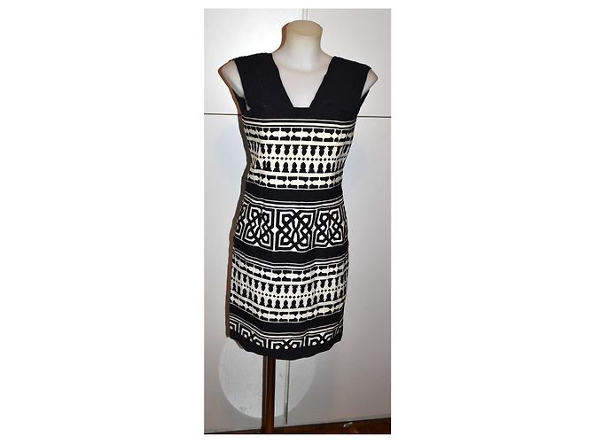 Genny Mini-Kleid mit geometrischem Print aus Seide und Baumwolle - Ansicht 2