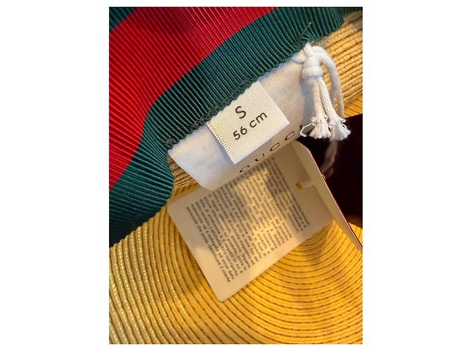 Gucci Strohhut mit Web-Detail - Ansicht 7
