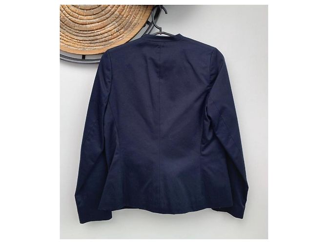 April 77 Navy blue blazer jacket - view 2