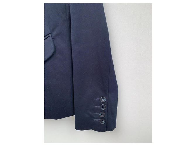 April 77 Navy blue blazer jacket - view 4