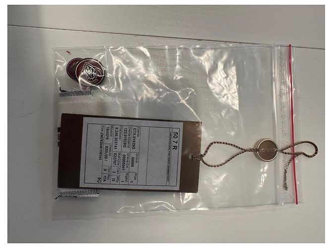 Completo Gucci a righe bianche, rosse e blu Bianco Rosso Blu scuro - vista 10