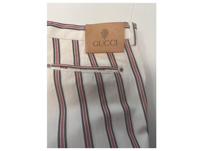 Completo Gucci a righe bianche, rosse e blu Bianco Rosso Blu scuro - vista 5