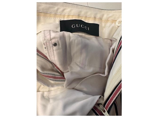 Completo Gucci a righe bianche, rosse e blu Bianco Rosso Blu scuro - vista 7