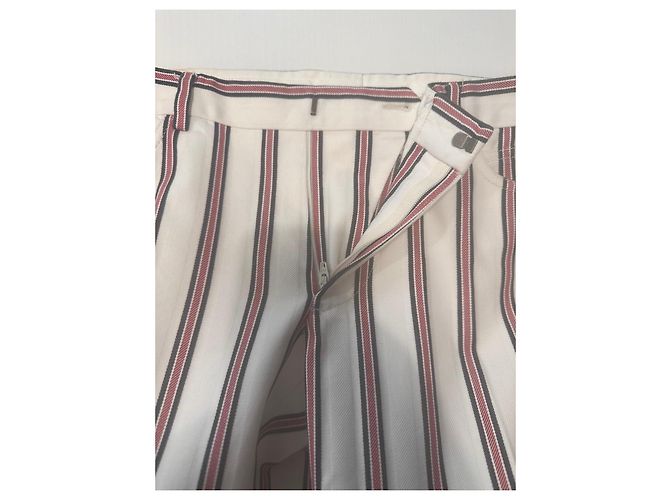 Completo Gucci a righe bianche, rosse e blu Bianco Rosso Blu scuro - vista 8