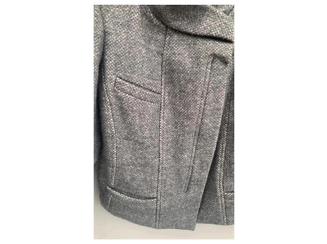 Chaqueta corta de lana gris Étoile Isabel Marant - vista 4