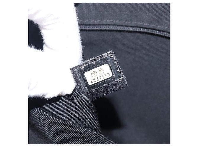 Chanel Surpique Boston Quilted Leather Large Nero - vista 7