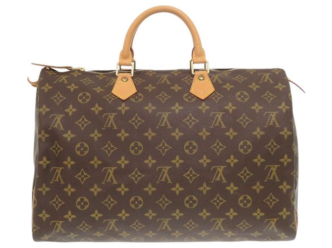 Louis Vuitton Speedy 40 Monogram Handbag Brown - view 2