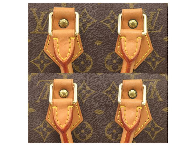 Louis Vuitton Speedy 40 Monogram Handbag Brown - view 8