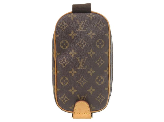Borsa Louis Vuitton Pochette Gange Monogram Marrone Monogramma - vista 2