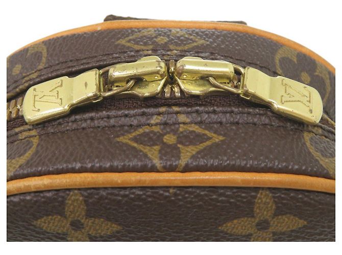 Borsa Louis Vuitton Pochette Gange Monogram Marrone Monogramma - vista 7