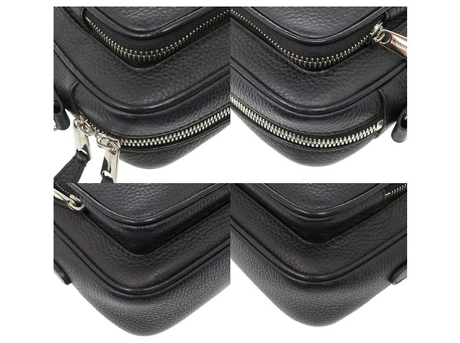 Borsa a tracolla Burberry Paddy in pelle nera Nero - vista 3