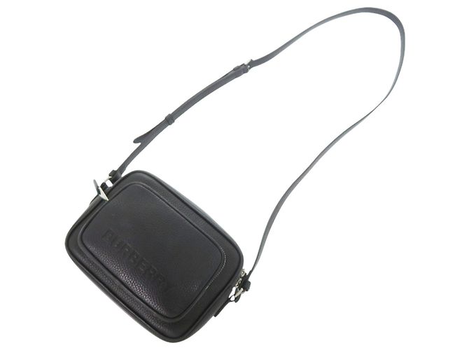Borsa a tracolla Burberry Paddy in pelle nera Nero - vista 6