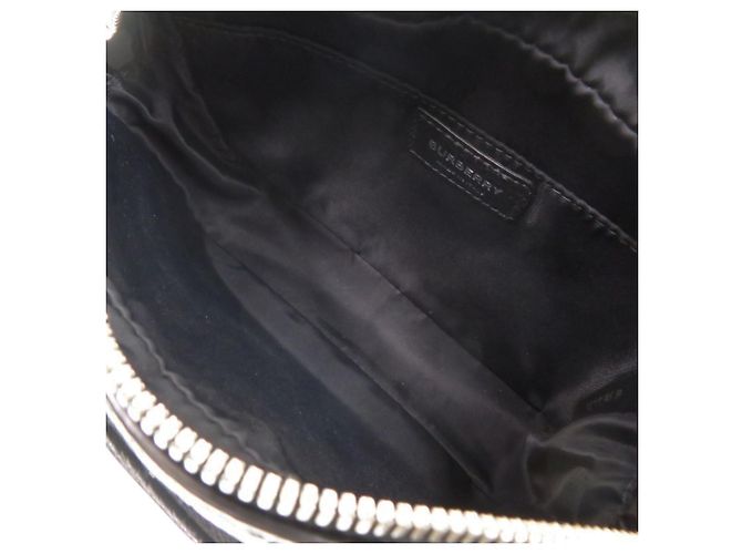 Borsa a tracolla Burberry Paddy in pelle nera Nero - vista 7