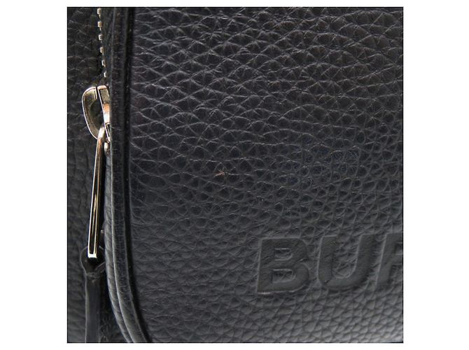 Borsa a tracolla Burberry Paddy in pelle nera Nero - vista 9