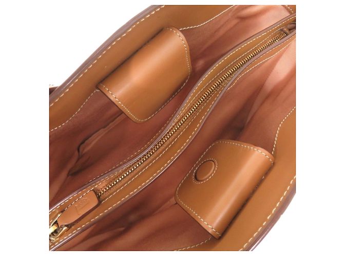 Bolsa de mão 2-Way em couro marrom com logo Tod's - vista 5