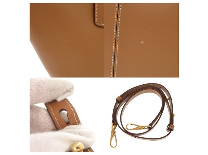 Bolsa de mão 2-Way em couro marrom com logo Tod's - vista 9