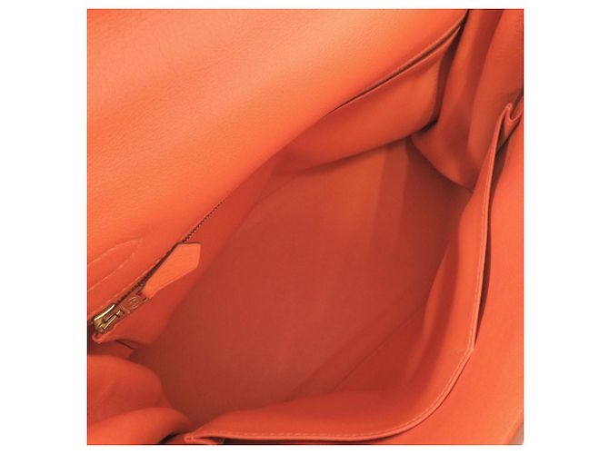 Hermès Borsa Hermes Kelly 32 Arancione - vista 6