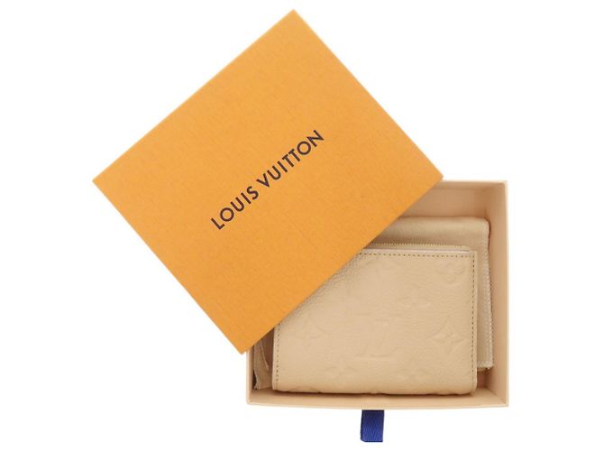 Louis Vuitton Portefeuille Lisa Monogram Empreinte Bi-Fold Wallet Beige - Ansicht 2