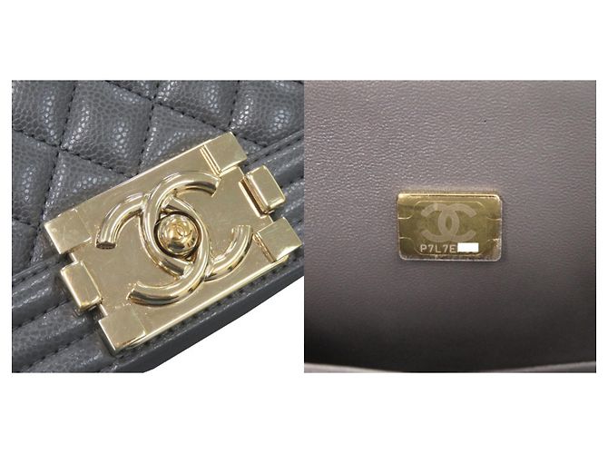 Borsa a tracolla Chanel Boy Coco Mark Marrone - vista 10