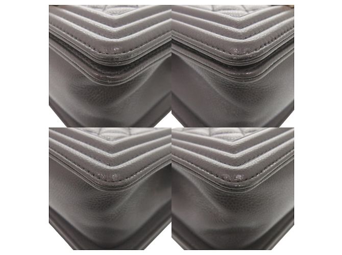Borsa a tracolla Chanel Boy Coco Mark Marrone - vista 4