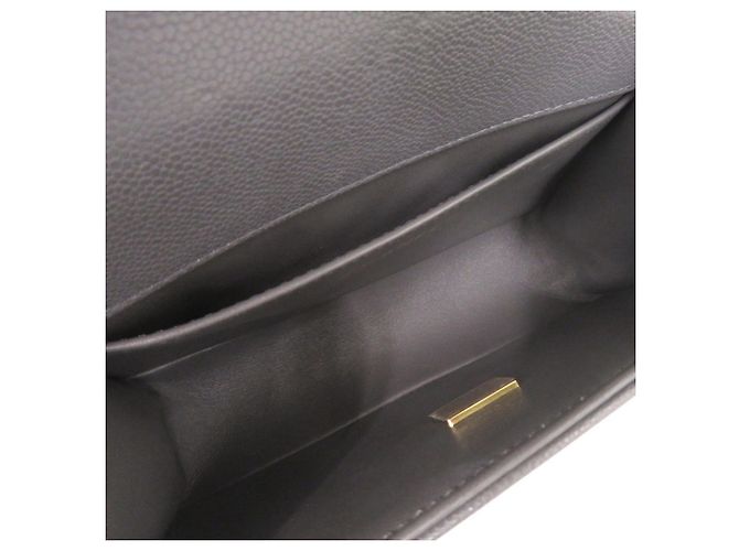Borsa a tracolla Chanel Boy Coco Mark Marrone - vista 6