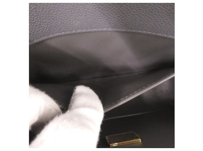 Borsa a tracolla Chanel Boy Coco Mark Marrone - vista 7