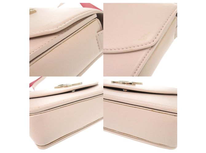 Borsa a tracolla Christian Louboutin Rubi 54 in pelle rosa - vista 8
