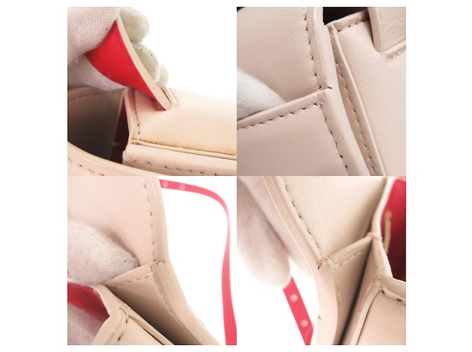 Borsa a tracolla Christian Louboutin Rubi 54 in pelle rosa - vista 9