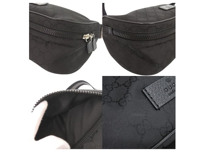 Marsupio Gucci in nylon con motivo GG Nero - vista 10