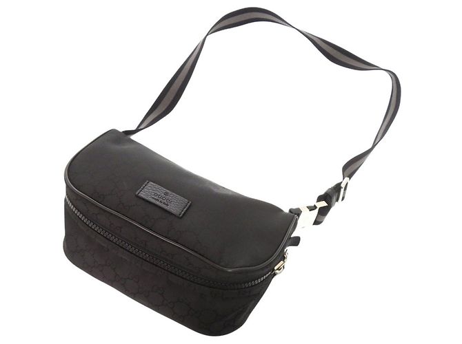 Marsupio Gucci in nylon con motivo GG Nero - vista 6